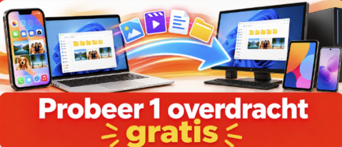 Probeer 1 overdracht gratis